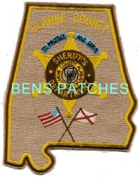 ALABAMA,A,CLARKE COUNTY SHERIFF 3 STATE SHAPED_wm
